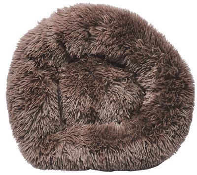 The Nestler Plush and Soft Rounded Dog Bed